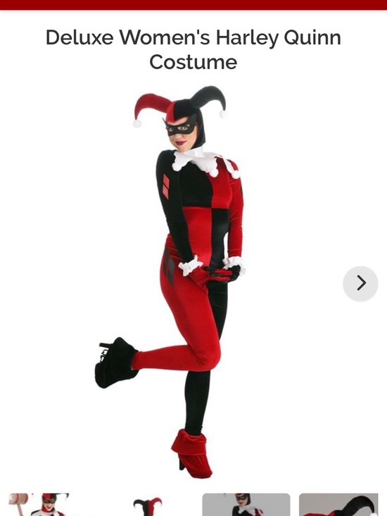 Halloween Costumes Other - Deluxe Women's Harley Quinn Costume